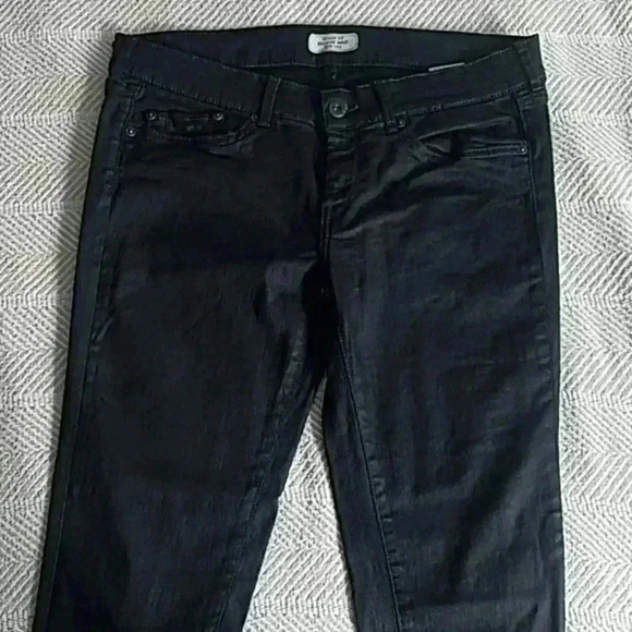 Pepe Jeans Pixie Black Coated Jeans - Picture 2 of 5